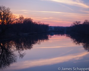 Iowa River Sunset