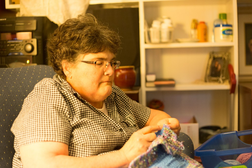 Crochetting